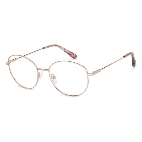 Buy Rose Gold Pink Full Rim Round John Jacobs Supreme Steel JJ E12979 ...
