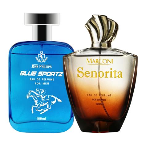 Buy John Phillips Men & Women BLUE SPORTZ & SENORITA | Long Lasting ...