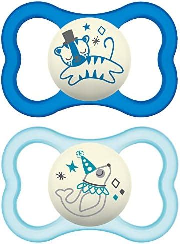 Buy MAM Silicone Air Night Pacifiers(1 Sterilizing Pacifier Case),Mam ...