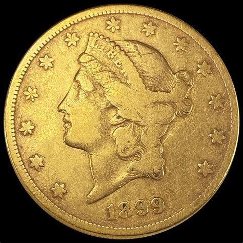 1899-S $20 Gold Double Eagle LIGHTLY CIRCULATED - Sep 17, 2022 | Gold ...