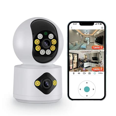Buy SriHD 2MP+2MP =4MP Dual Lens Smart CCTV Camera WiFi IP Home ...