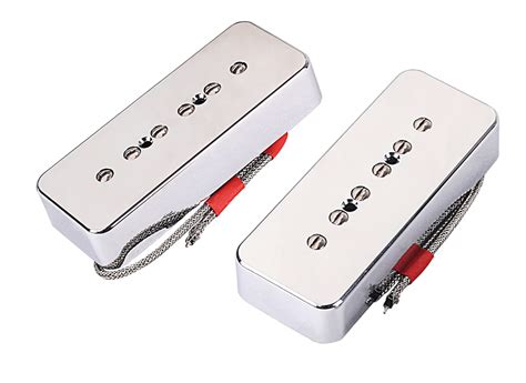 Buy P90 Pickup Set, Single Coil Neck Bridge PUP Loaded Alnico 5 Bar ...