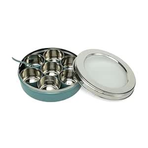 Buy Vandee Stainless Steel Masala Dabba Masaladani | Spice Box For ...