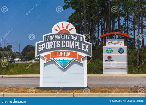 Panama City Beach Sports Complex in Panama City Beach Florida Editorial ...