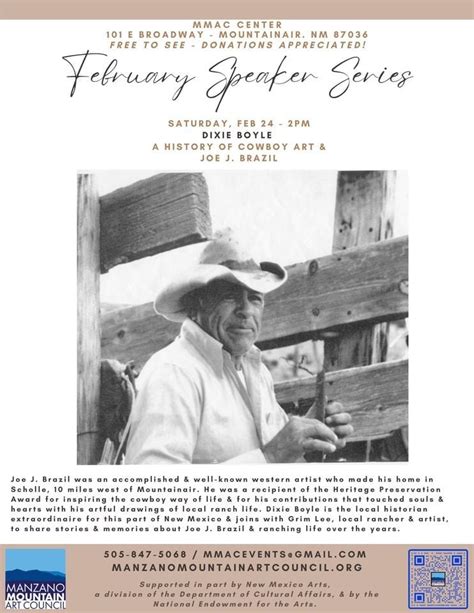 February Speaker Series - DIXIE BOYLE - A History of Cowboy Art and Joe ...