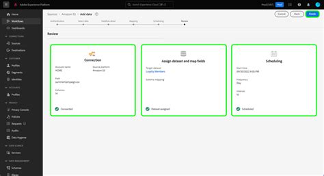 設定資料流以從UI中的雲端儲存空間Source擷取批次資料 | Adobe Experience Platform