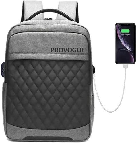 PROVOGUE Multi-purpose Anti-Theft backpack with combination lock and ...