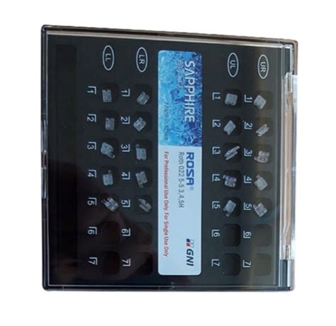 Buy Metro Orthodontics Sapphire Series Pack of 20 Ceramic Conventional ...