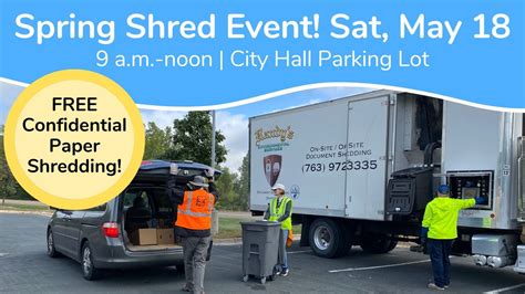 Spring Confidential Paper Shredding Event, City of Inver Grove Heights ...