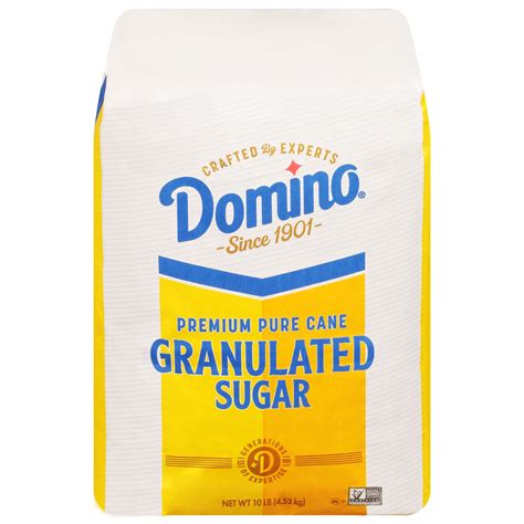 Domino Premium Pure Cane Granulated Sugar, 10 lb - Walmart.com