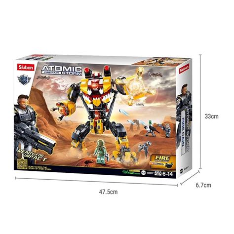 Sluban ‎M38-B0997 Fire Rain-Inquisitor Robot Building Blocks — Toycra