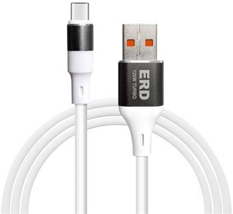 ERD UC-146 USB Type-C Turbo Charge Metal Data Cable, 120W Fast Charging ...