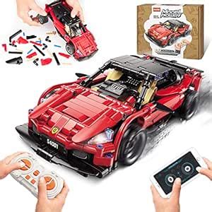 Remote Control Racing Car Building Blocks, Compatible with Lego Technic ...