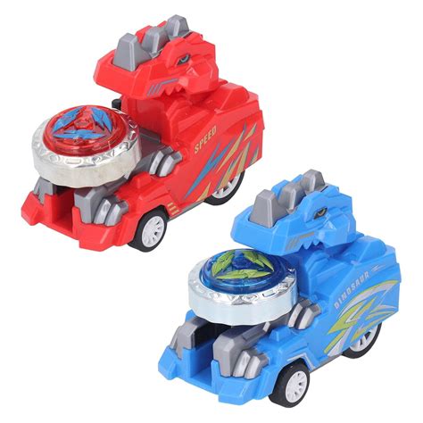 Buy Nizomi Led Light Up Rotating Gyroscope Toys Cartoon Dinosaur ...