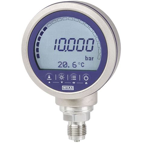 48692338 WIKA | WIKA G 1/2 Digital Pressure Gauge 1000bar Bottom Entry ...
