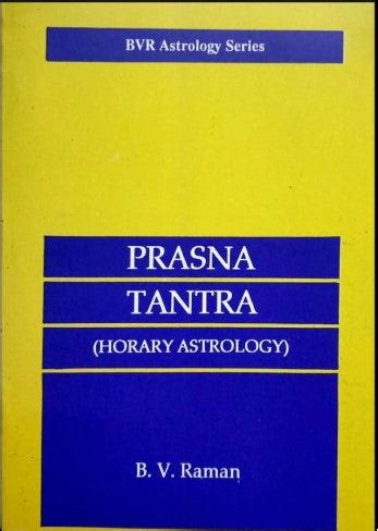 Prasna Tantra (Horary Astrology) [English] By BV Raman – Bookkish India