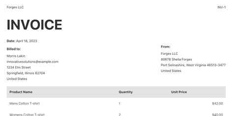 Image result for Downloadable Invoice PDF