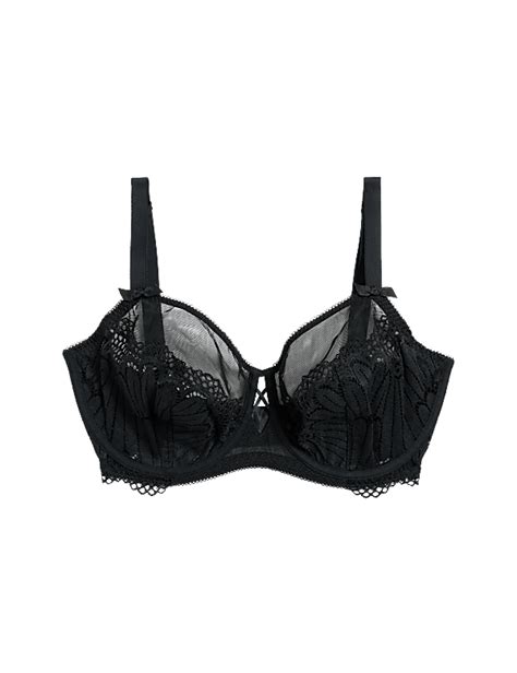 Buy Nova Lace Wired Minimiser Bra C-G at Marks & Spencer