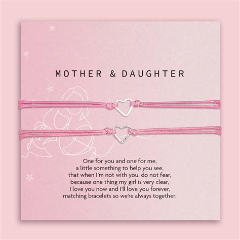 Mother And Daughter Matching Bracelets By Letterbox Love