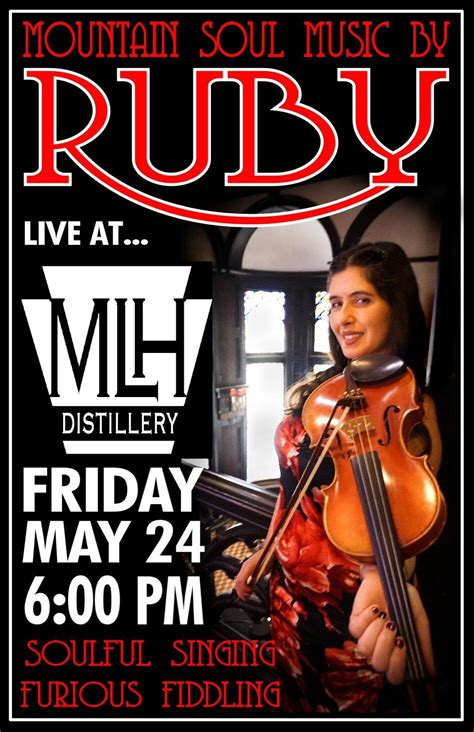 Ruby at MLH Distillery, Grove City PA, MLH Distillery, Grove City, 24 ...