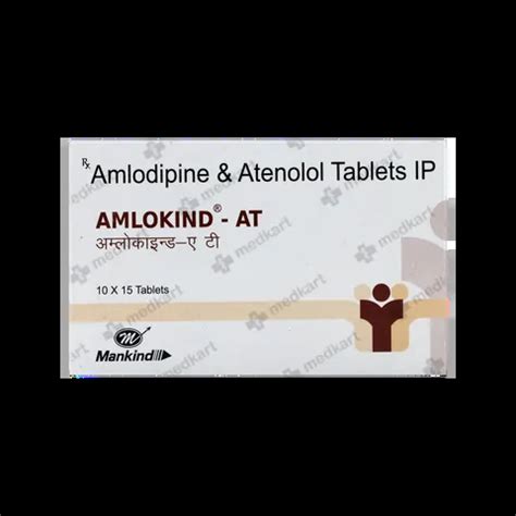 AMLOKIND AT TABLET 15'S Price, Uses, Side Effects & Substitutes | Medkart