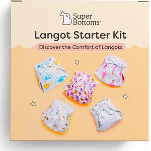 Superbottoms Langot Starter Kit with 5 Premium Best Langot l New Born ...