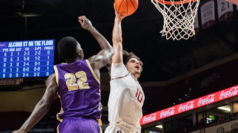 Luke Loucks' era has a bold open with 108-76 win against Alcorn State