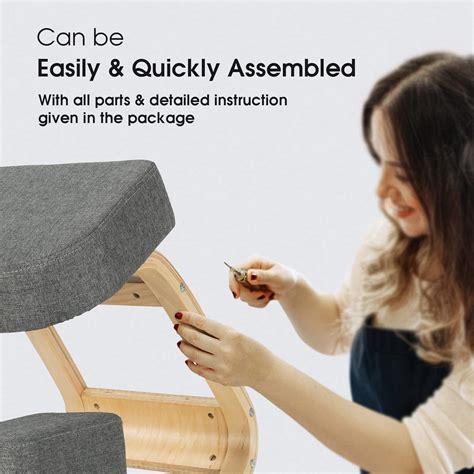 Giantex Kneeling Chair, Wood Posture Chair, Max Load India | Ubuy