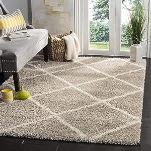 Buy GLOY Modern Fluffy Fur Rug & Polyester Shaggy Carpet Anti Slip, (2 ...
