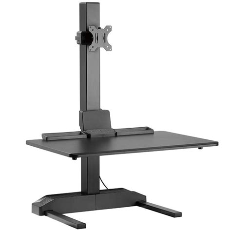 Single 17"-32" Monitor Mount Electric Ergonomic Height Adjustable Sit ...