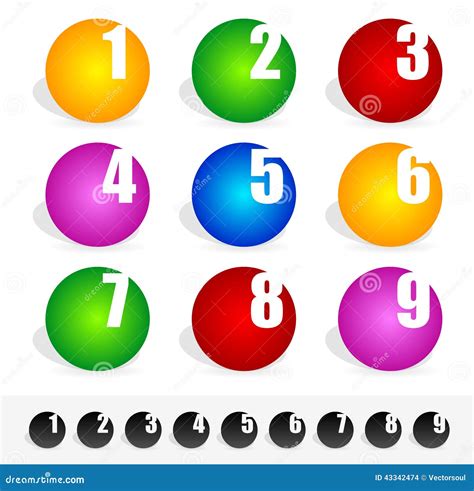 Printable Number Circles