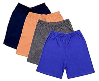IndiWeaves Kids 100% Cotton Solid Shorts/Hot Pant for Boys and Girls ...