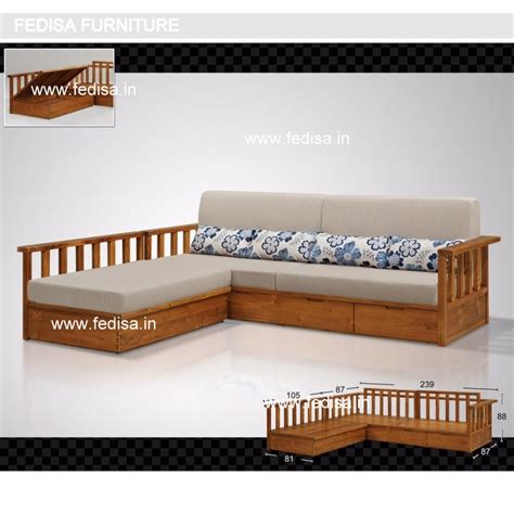 Malaysian Teak Wood Sofa Set Button Sofa Set L Shaped Velvet Couch Rot ...