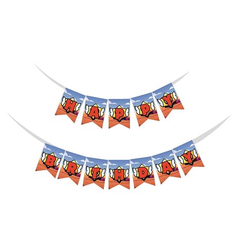 Brawl Stars Theme Happy Birthday Banner (6 Inches/250 GSM Cardstock ...