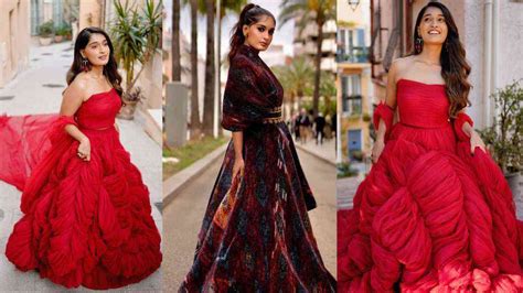Niharika NM Makes a Stylish Statement at Cannes in Shantnu & Nikhil's ...