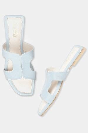 Buy Aurelia Navy Colourblocked Square Toe Flat-Zmariam Online for Woman ...