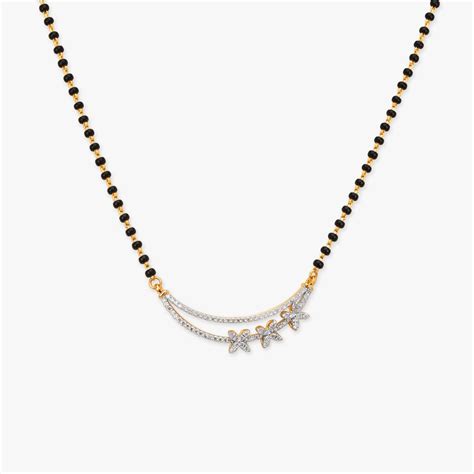 Blossomed Diamond Mangalsutra