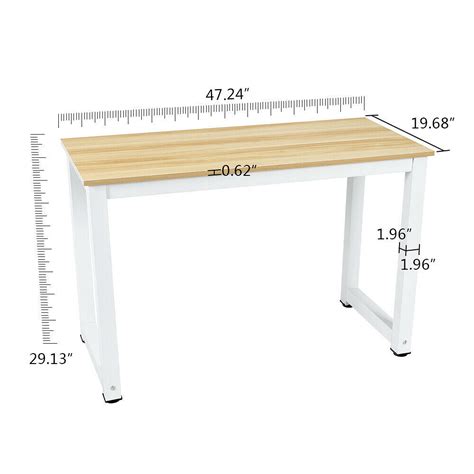 Buy Wood Computer Desk PC Laptop Table Study Workstation Home Office ...