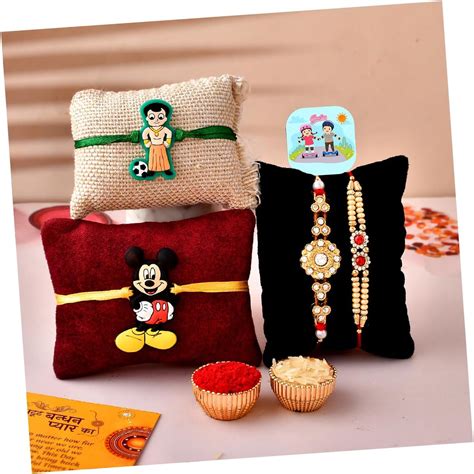 Chocozone Rakhi for Kids Boy with Teeka Combo Rakhi for Brother Kids ...