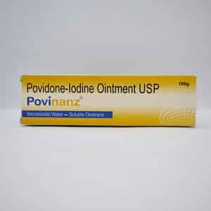 Buy POVINANZ 5 % POVIDONE IODINE OINTMENT 100 GMS PACK-1 Online & Get ...