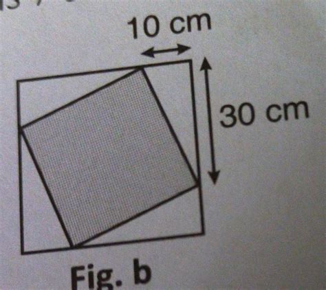 a design is made by of four congruent right triangle as shown in fig b ...