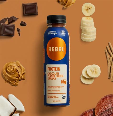 Protein Chocolate Peanut Butter Banana – REBBL, Inc.