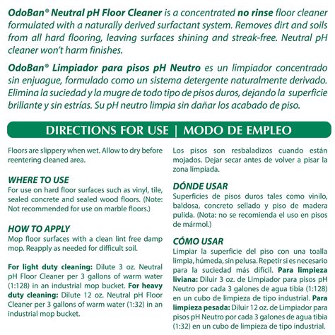 Snapklik.com : OdoBan Professional Series Neutral pH No Rinse Floor ...