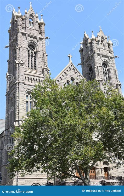 Cathedral of the Madeleine in Salt Lake City Stock Photo - Image of ...