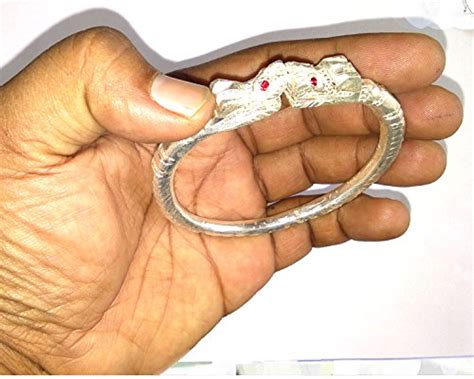 Pdj 100Grams Shermukhi Pure Sterling-Silver Kada For Men : PDJ: Amazon ...