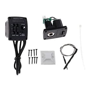 ELECTROPRIME UK-400T Ukulele Piezo Pickup+2 Band EQ Equalizer+LED Tuner ...