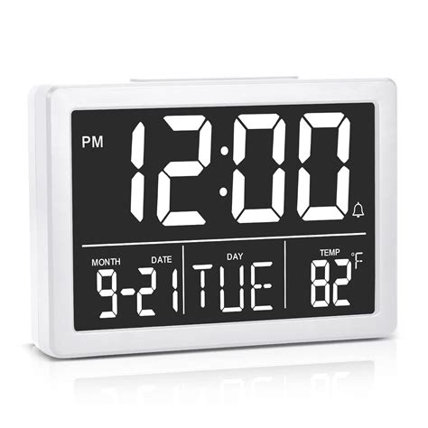 Buy Amgico Digital Alarm Clock with USB Charger,5.5" Large LED Time ...
