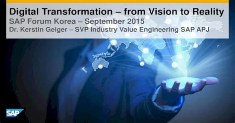 Image result for Vision for Digital Transformation SAP