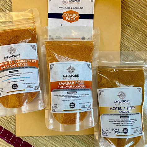 Sambar Trial Pack - 300 gms – Mylapore Kitchens