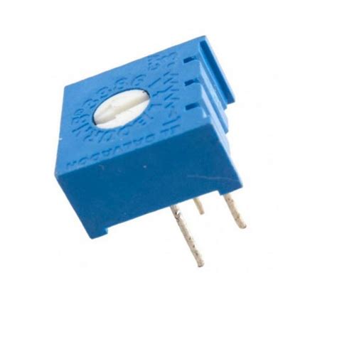 50 Ohm Variable Resistor (3386 Package) - Trimpot Trimmer Potentiometer ...